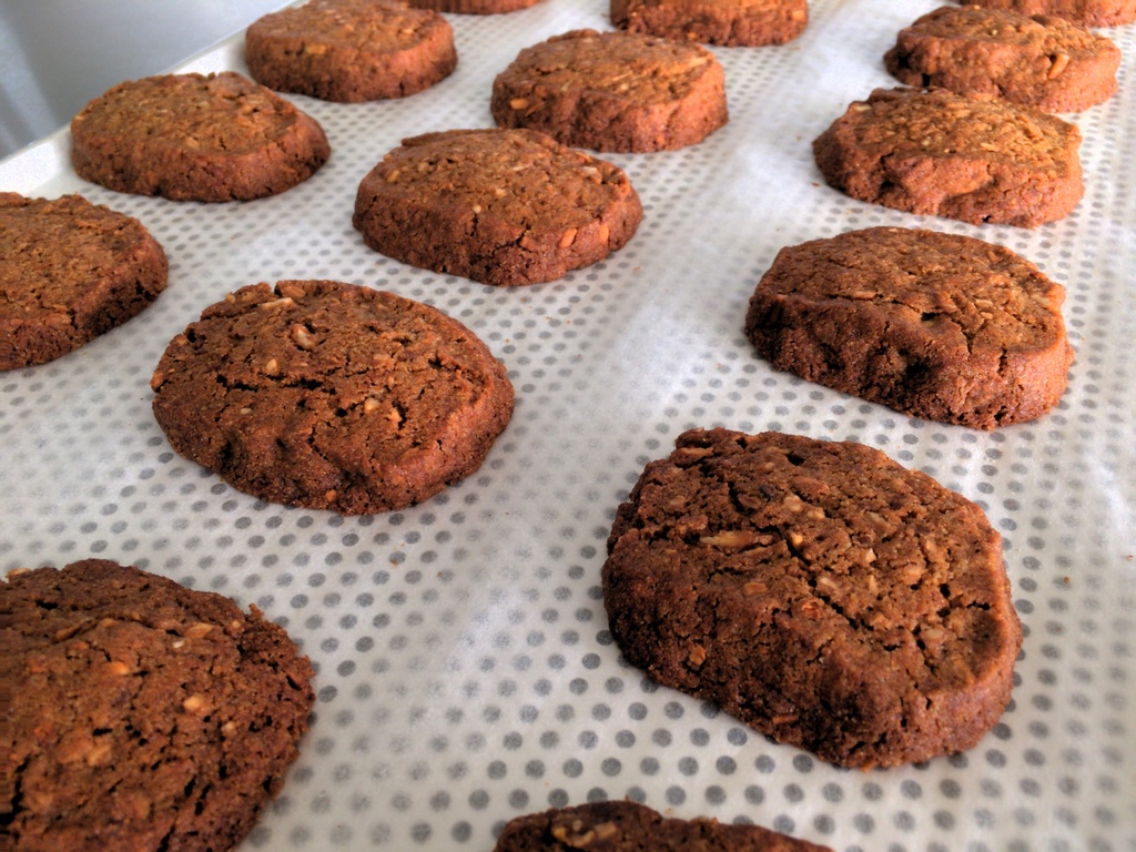 Cookies amandes caramélisées