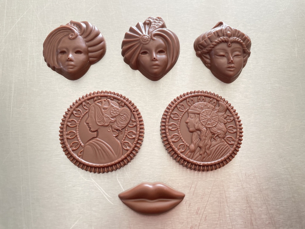 Caraques choc. lait Fête des Mères