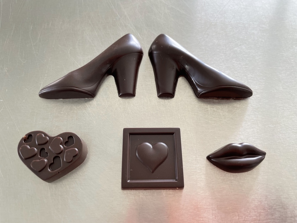 Caraques choc. noir Fête des Mères
