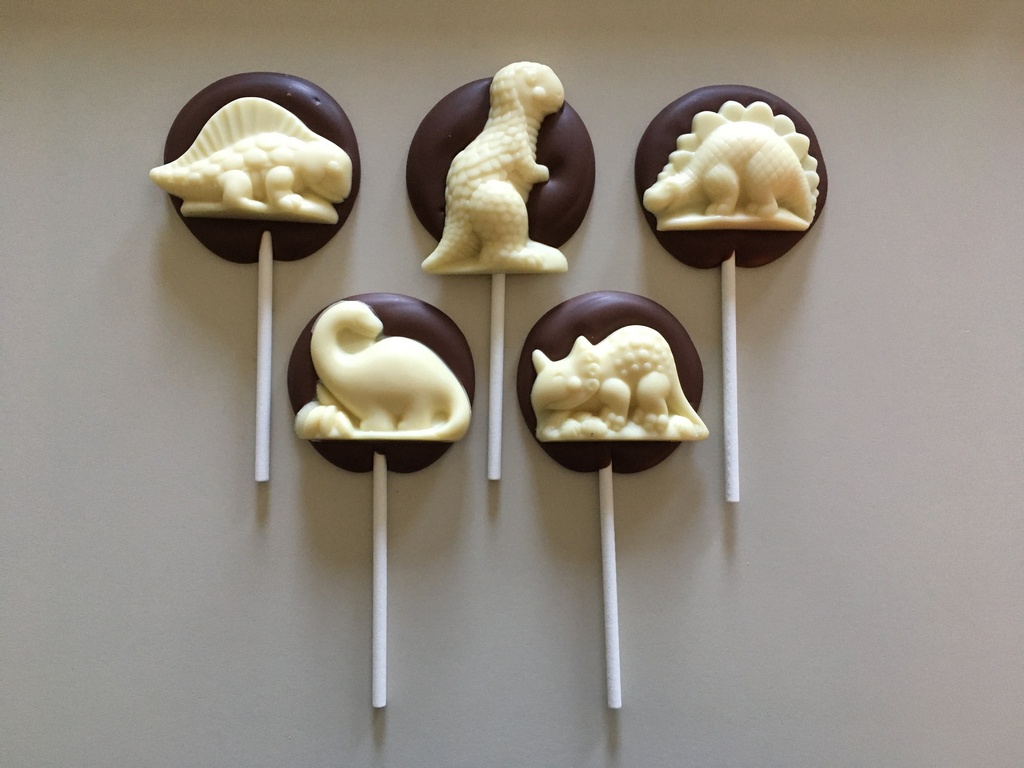 Sucettes bicolores