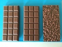 Tablettes choc. lait Pérou 42% & riz soufflé