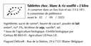 Tablettes choc. blanc & riz soufflé - Vrac