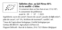 Tablettes choc. lait & riz soufflé - Vrac