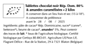 Tablettes choc. noir & amandes caramélisées - Vrac