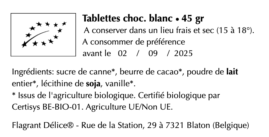 Tablette choc. blanc "Best Mom Ever"