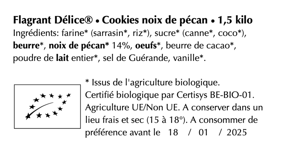 Cookies choc. blanc & noix de pécan - Vrac