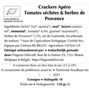 Crackers fromage - Herbes de Provence & tomates séchées (WECK)
