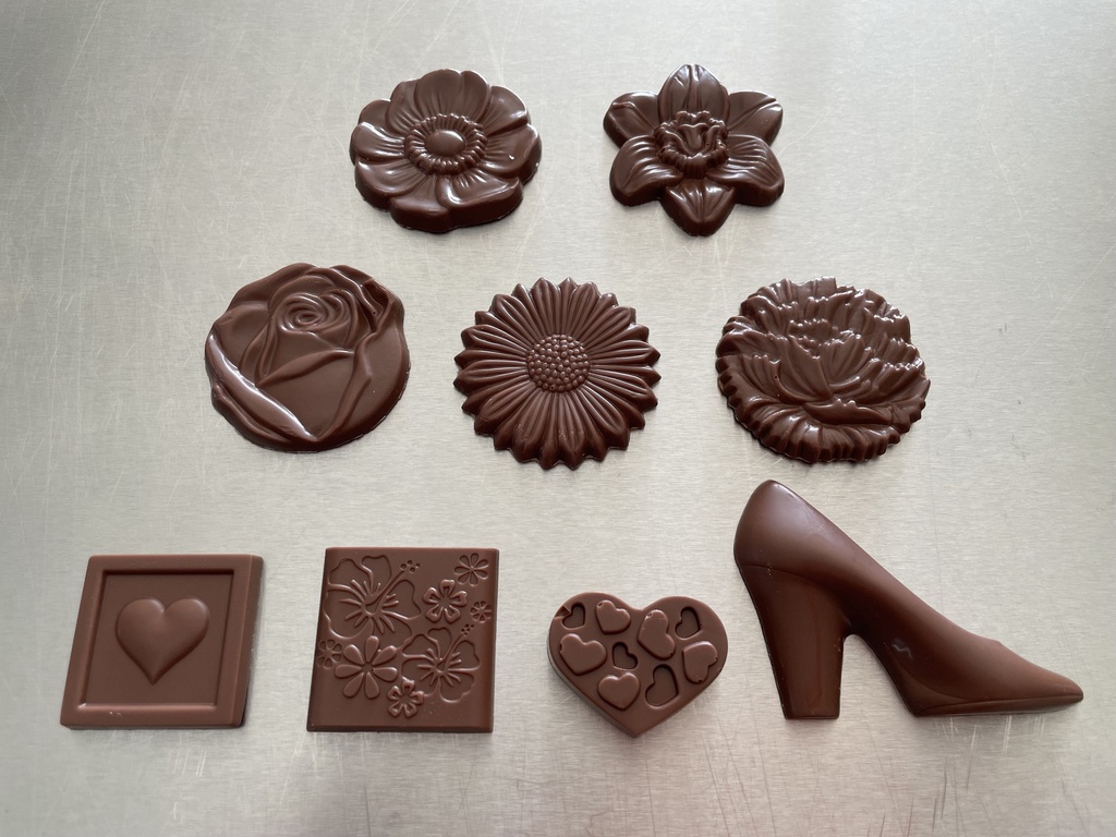 Caraques choc. lait Fête des Mères - Vrac