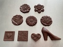 Caraques choc. lait Fête des Mères - Vrac