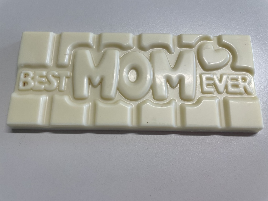 Tablette choc. blanc "Best Mom Ever"