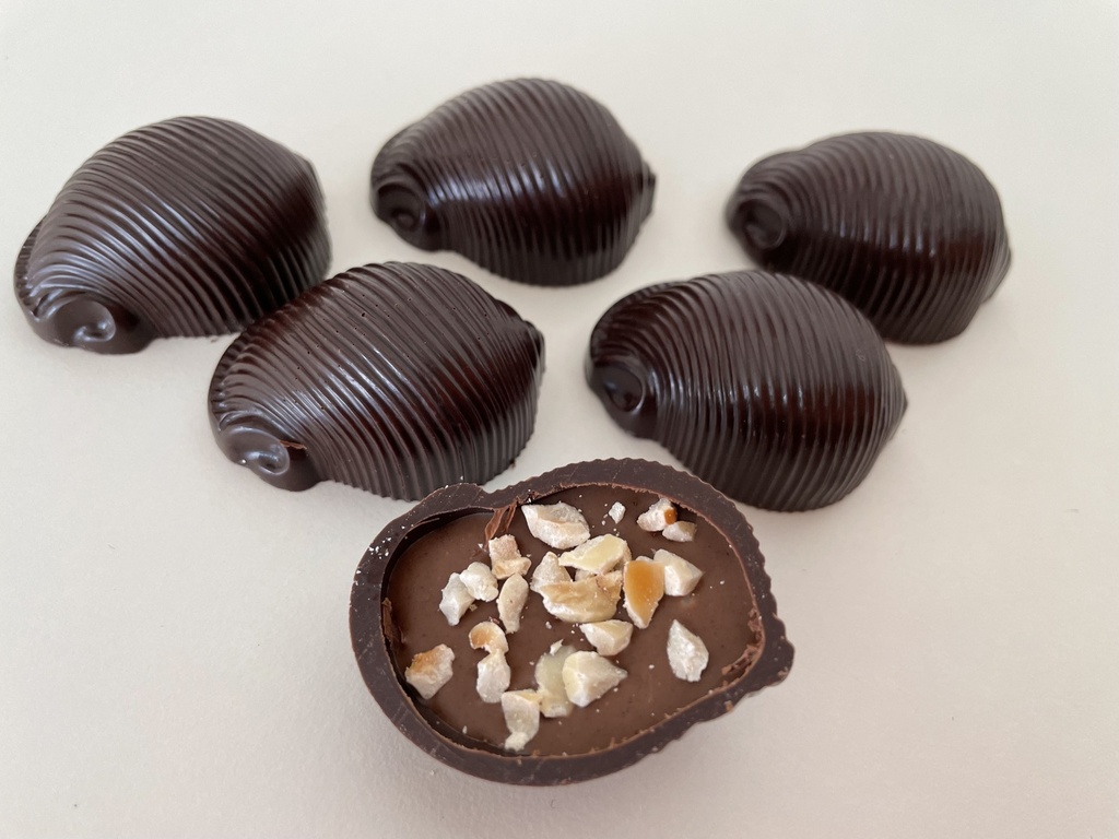 Fruits de mer choc. noir (praliné noisette) - Vrac