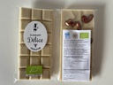 Tablette choc. blanc & noix de cajou/framboise