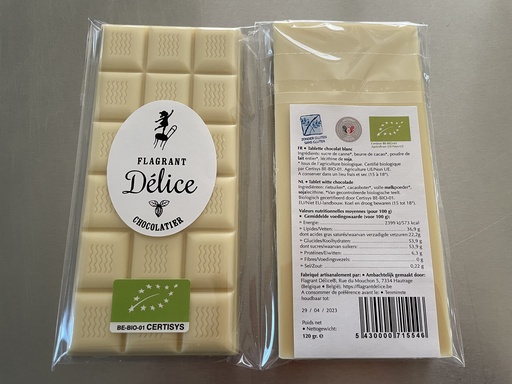 ​Tablette choc. blanc