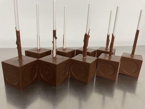 Cubes choc. lait à fondre (24 pièces) - Vrac