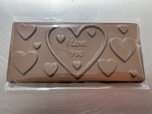 Tablette choc. lait "I Love You"