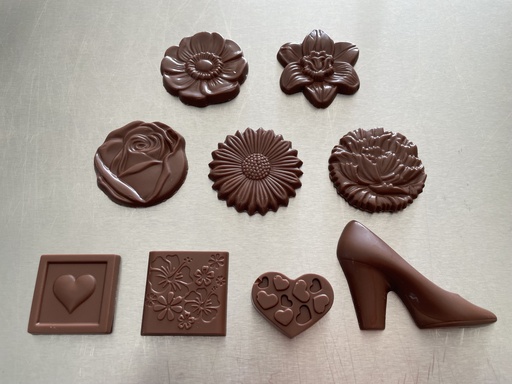 Caraques choc. lait Fête des Mères - Vrac