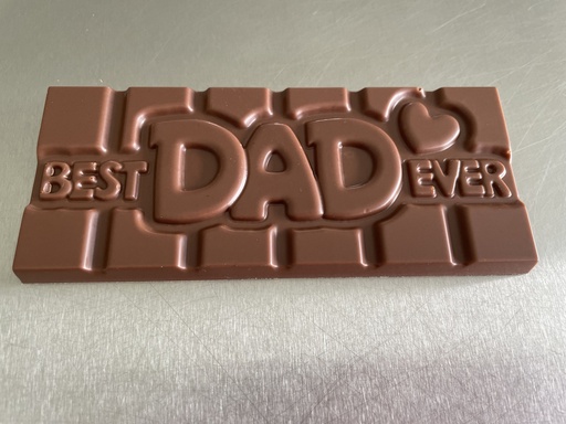 Tablette choc. lait "Best Dad Ever"