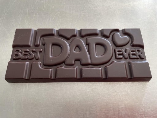 Tablette choc. noir "Best Dad Ever"