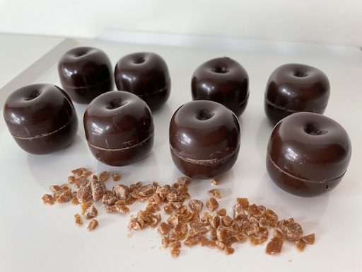 Bonbons choc. noir & éclats de caramel au beurre salé - Vrac