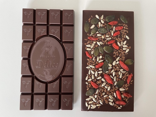 Tablettes choc. noir & graines - Vrac