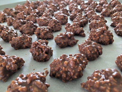 Rochers choc. lait & noisettes - Vrac