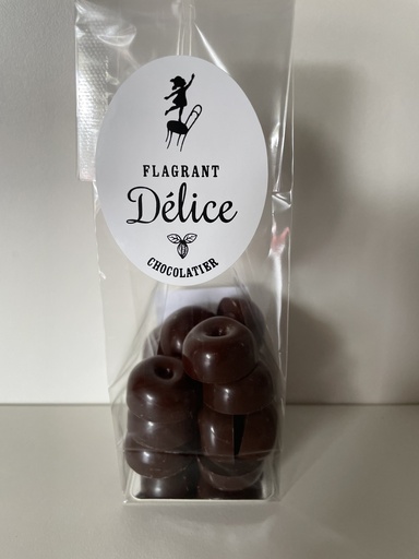 Bonbons choc. noir & éclats de caramel au beurre salé
