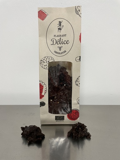 Rochers choc. noir & amandes