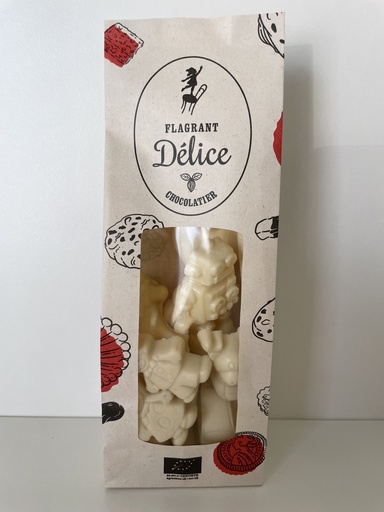 Caraques choc. blanc