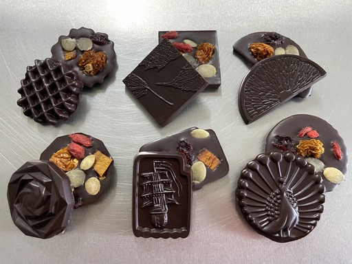 Mendiants choc. noir - Vrac