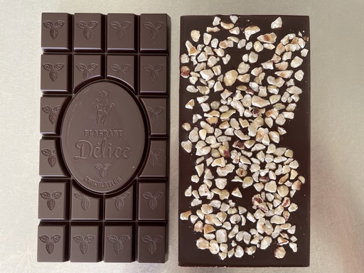 Tablettes choc. noir & éclats de noisettes - Vrac